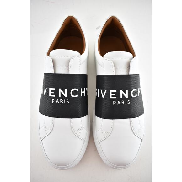 Givenchy Urban Street Knot White Black Logo Low Top Flat Trainer Sneaker 39.5 - Picture 7 of 12
